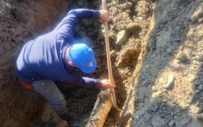 JUMAPAM repara línea que abastece a El Habal y otras comunidades