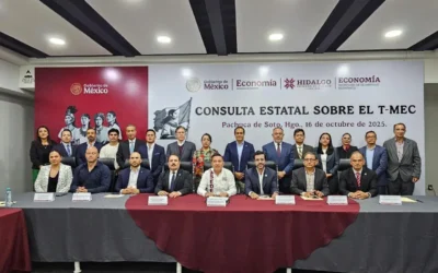 Secretaría de Economía realiza consultas sobre el T-MEC con los sectores productivos, los estados de la República y el movimiento obrero