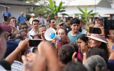 En Hidalgo presidenta Claudia Sheinbaum encabeza supervisión de apoyos a comunidades afectadas por lluvias.