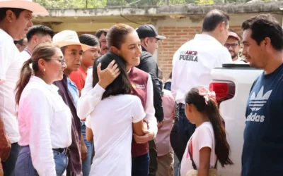 Apoyo inicial de 10 mil mdp para cien mil familias damnificadas por lluvias: Sheinbaum.