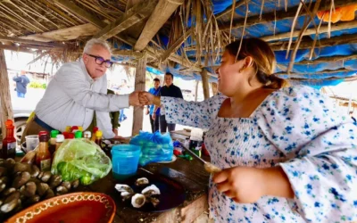 Supervisa Gobernador Rocha avances de construcción del puente Bellavista-Boca del Río-Las Glorias