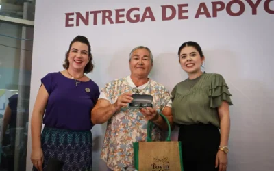 DIF Culiacán y la Beneficencia Pública entregan más de 200 lentes de armazón a personas en situación vulnerable.