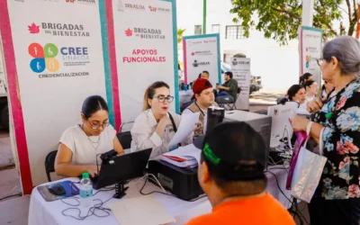 Brigadas del Bienestar del Sistema DIF Sinaloa en Culiacán.