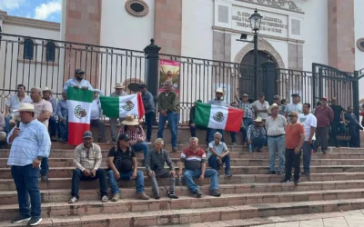 Productores agrícolas marchan en Culiacán por el rescate del campo mexicano