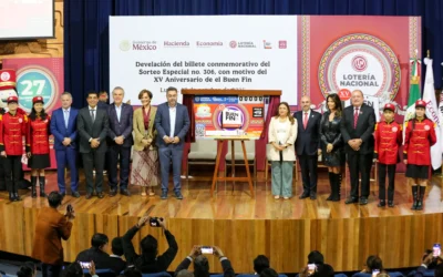 Economía y Lotería Nacional difunden el XV Aniversario de El Buen Fin, evento comercial más importante de México