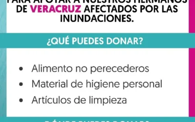 DIF Sinaloa abre centro de acopio para ayudar familias afectadas por inundaciones en Veracruz