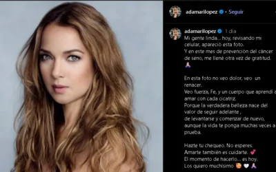 Adamari López muestra su cicatriz y lanza poderoso mensaje sobre el cáncer de mama