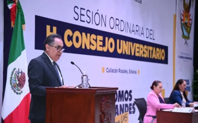 Rector Jesús Madueña Molina, toma protesta a los nuevos integrantes del H. Consejo Universitario para el periodo 2025-2027, con paridad, equidad y mayor representatividad estudiantil.