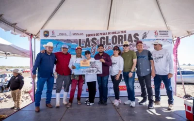 Premian a ganadores del Torneo de Pesca de Orilla Las Glorias 2025