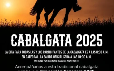 El domingo se realizará la tradicional cabalgata, previo a la Feria Ganadera 2025.