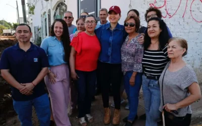 Supervisa la presidenta Estrella Palacios, proyecto de alcantarillado en Villa Satélite de la Jumapam; presenta 75% de avance