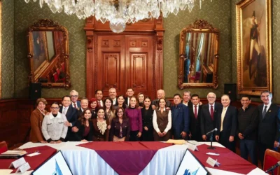 Gobernador Rocha se reunió con la presidenta Claudia Sheinbaum en Palacio Nacional