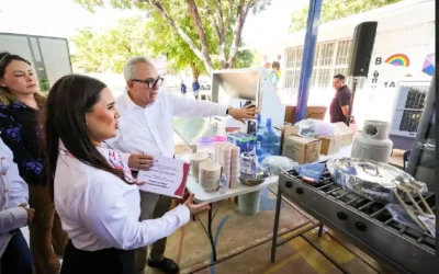 Entrega de equipamiento para aulas cocinas de DIF Sinaloa