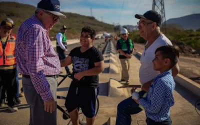 Hacemos obras de calidad y funcionales para todos los sinaloenses, señala Gobernador Rocha al supervisar avances del Blvd. Agricultores.