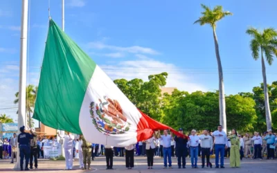 Conmemoran en Ahome el 115 aniversario de la Revolución Mexicana con acto cívico y desfile