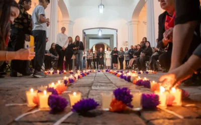 Realizan emotivo acto de vigilia previo al inicio de los 16 Días de Activismo contra la Violencia hacia las Mujeres.