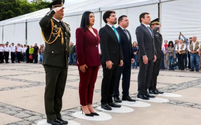 Autoridades civiles y militares conmemoran el 115 Aniversario de la Revolución Mexicana