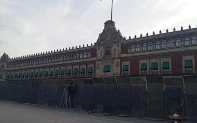 Palacio Nacional amanece blindado ante la próxima “Marcha de la Generación Z”