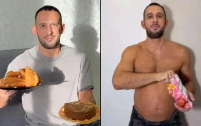 Muere influencer ruso tras reto extremo de 10 mil calorías diarias