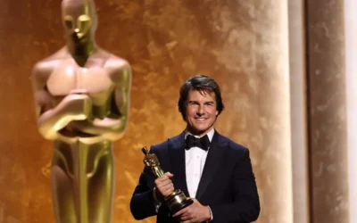 Tom Cruise recibe su primer Oscar con ovación histórica en Hollywood”