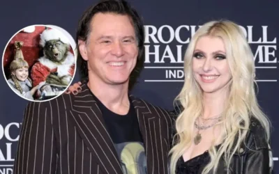Jim Carrey y Taylor Momsen se reencuentran 25 años después de El Grinch