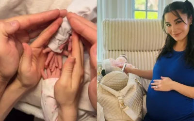 ¡Nacieron las gemelas de Martha Higareda! Hubo sustitos, pero ya están bien