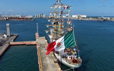 El Buque Escuela Cuauhtémoc vuelve a Veracruz tras tragedia y reparación