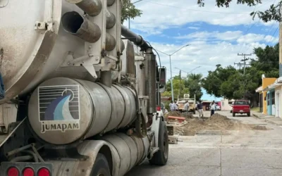 JUMAPAM sustituye red de atarjeas en el Fovissste Esperanza