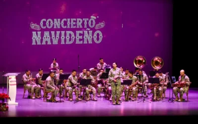 Banda Musical de la III Región Militar ofrece Magistral Concierto Navideño en Los Mochis.