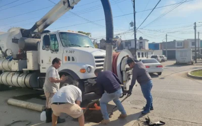 JUMAPAM implementa operativo para detectar una fuga de agua no visible en Valle Dorado.