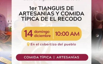 Invitan al 1er Tianguis de Artesanías y Comida Típica de El Recodo.