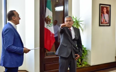 Marco Antonio Robles Agúndez rinde protesta como Director de Medio Ambiente en Ahome .