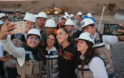 “Vamos a Cumplir “(Presodenta Claudia Sheinbaum Sheinbaum supervisa avance del 8% en la construcción del tren México-Querétaro , beneficiará a 10 millones de pasajeros al año.