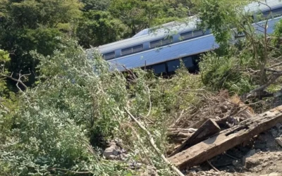 Tren Transístmico se descarrila en Ixtaltepec, Oaxaca; hay al menos 20 heridos
