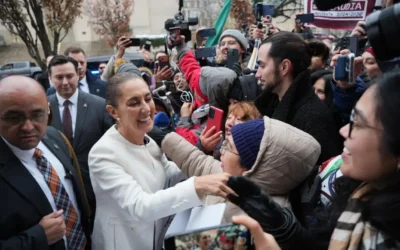 Sheinbaum desde Washington: «Defenderemos a México y a migrantes».