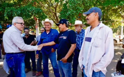 Gobernador Rocha Moya solucionó el problema de comercialización del frijol de los productores de la Bolsa de Tosalibampo II