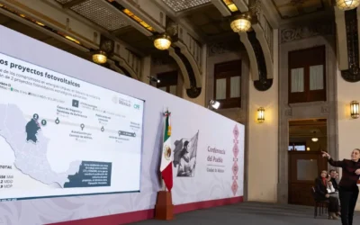 En 2026. CFE inicia construcción de proyectos para la generación de 6 mil Megawatts; se garantiza que el estado genere 54 % de energía eléctrica : Presidenta Claudia Sheinbaum .