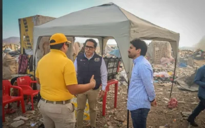 Gobierno de Sinaloa atiende incendio en el Basurón Municipal de Culiacán y respalda a familias trabajadoras.