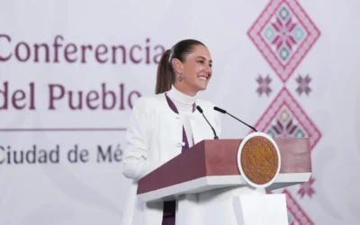 Presidenta Claudia Sheinbaum encabeza banderazo de inicio a la construcción de la presa “El novillo” en La Paz Baja California Sur , en beneficio de 250 mil personas.