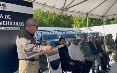 Inauguran nuevas sedes de la Fiscalía y entregan 65 unidades vehiculares en Culiacán