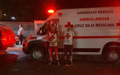 Accidentes viales, el servicio más común de la Cruz Roja en Los Mochis durante Año Nuevo; llaman a conducir con precaución