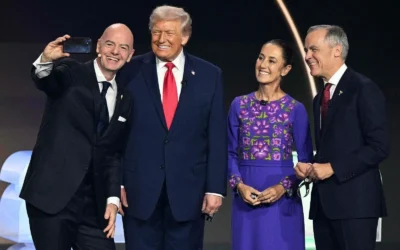 Estamos orgullosos y orgullosas de recibir por tercera vez la copa mundial tenemos un pueblo extraordinario: Presodenta Claudia Sheinbaum en sorteo FIFA 2026.