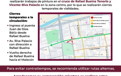 ¡Tómalo en cuenta! Intervendrán crucero de Rafael Buelna y Vicente Riva Palacio para mejorar la movilidad y seguridad peatonal