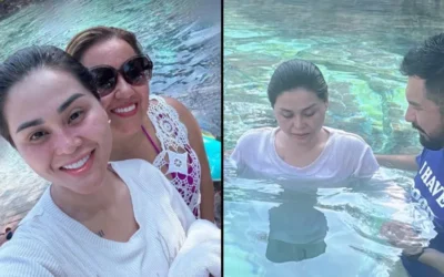 Gomita se bautiza a los 31 y confiesa que “dejó muchas cosas del mundo”