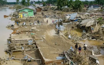 Suben a mil 500 las muertes por inundaciones en Asia