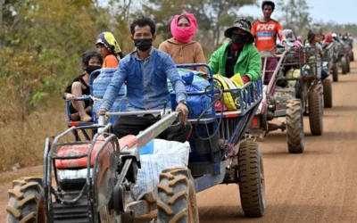 Más de medio millón de evacuados por nuevos enfrentamientos entre Tailandia y Camboya