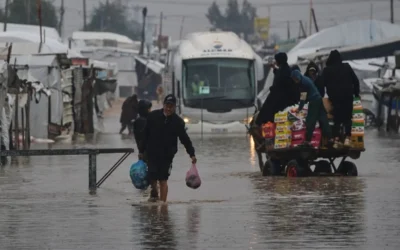 Tormenta en Gaza expone la fragilidad humanitaria pese a dos meses de tregua
