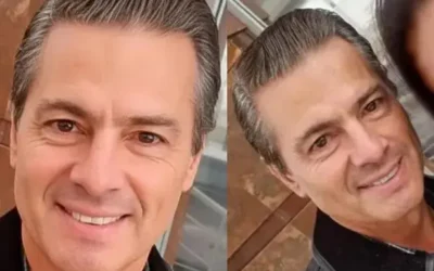 Captan al ex presidente de México, Enrique Peña Nieto, en Metepec, Edomex