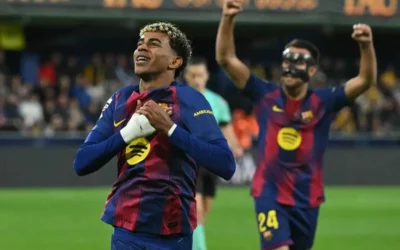 Barcelona derrota al Villarreal y terminará el año como líder de La Liga española