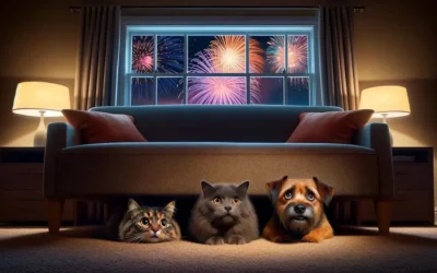 ¿Cómo evitar que mi perro o gato se altere con la pirotecnia durante las celebraciones de Año Nuevo?